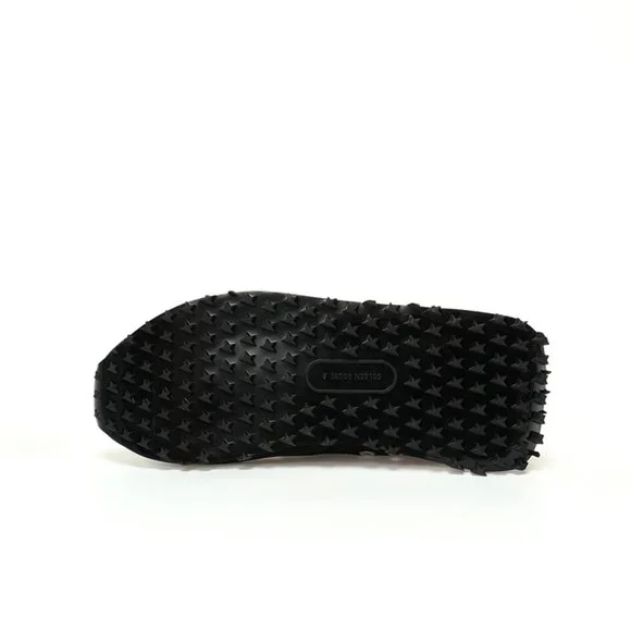 Black & White & Blue Marathon Sneakers By Golden Goose - Picture 8 of 8